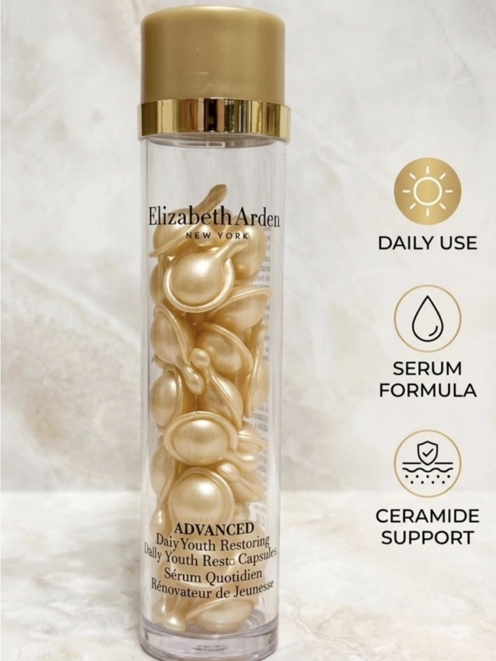 Elizabeth Arden Advanced Daily Youth Restoring Capsules - 30 Caps NO BOX